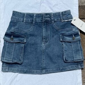 Levi’s Blue Denim Mini Skirt